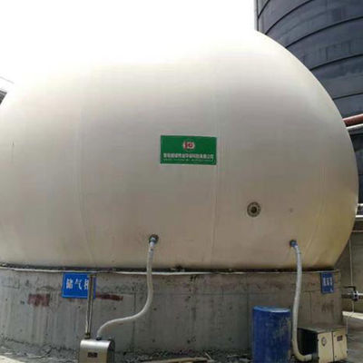 quality  PES PVC PDFE Double Membrane Biogas Holder Gas Holder In Biogas Plant factory