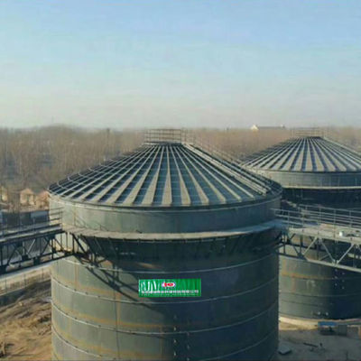 quality  WWTP 800m3 Biogas Digester Tank RNG Anaerobic Digester Septic Tank factory