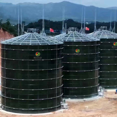 Q235B Steel Plate Anaerobic Digester Tank For Chicken Farm