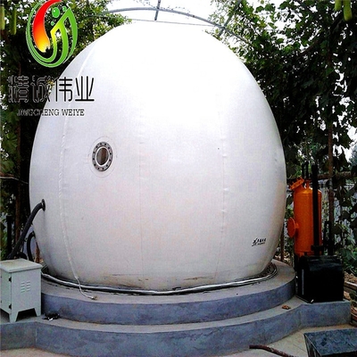 Anti Corrosion PES/PVC/PDFE Methane Gas Tank For Storage In Round Shape