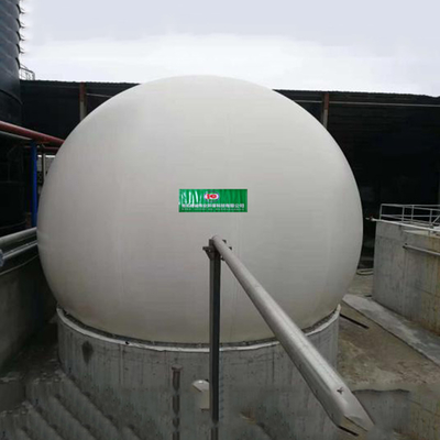 Automatic Control Double Membrane Biogas Holder With Anaerobic Reaction