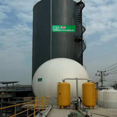 Corrosion Resistance Biogas Plant Gas Holder 0.7mm-1.5mm Thickness For Storage Gas