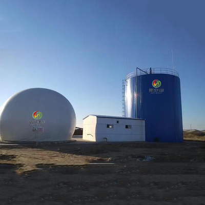 UV Resistant Double Membrane Biogas Holder for Storage Gas Anaerobic Reaction