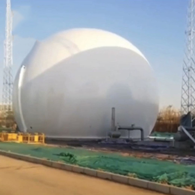 Customized Round Double Membrane Biogas Holder With Long Lifespan