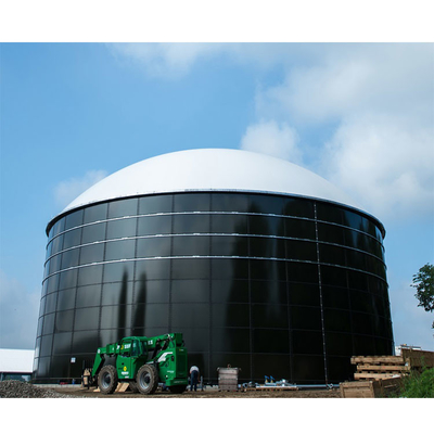 Anti Corrosive Spray Paint Anaerobic Digester Tank On Site Installation