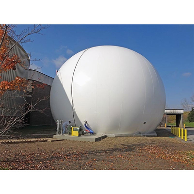 Automatic Biogas Gas Holder With Corrosion Resistant PES/PVC/PDFE Material