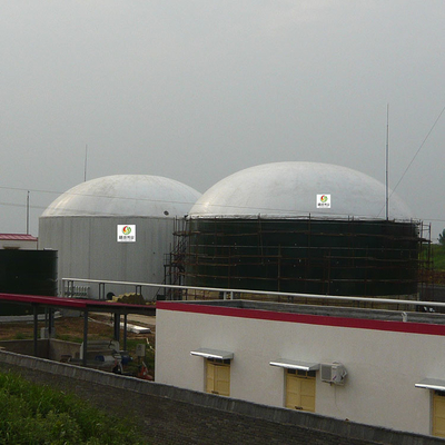 Wastewater Double Membrane Biogas Holder Biogas Container Internal Circulation