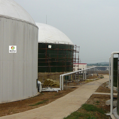 Wastewater Double Membrane Biogas Holder Biogas Container Internal Circulation